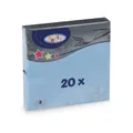 Weiteres Produktbild Serviette (PAP FSC Mix) 3-lagig hellblau 33 x 33 cm [20 St.]