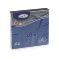 Weiteres Produktbild Serviette (PAP FSC Mix) 3-lagig dunkelblau 33 x 33 cm [20 St.]