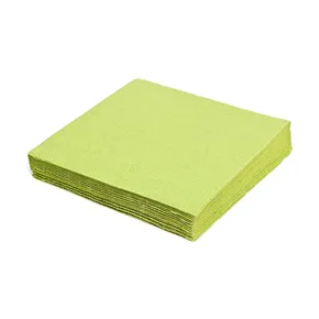Serviette 3-lagig gelbgrün 33 x 33 cm [20 St.]