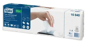 Spenderservietten Tork 10840 Xpressnap N4 1-lagig weiß 21,3×33 cm [9000 Stk.]