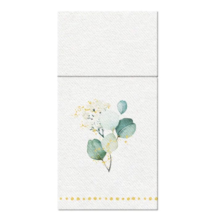 Hauptproduktbild Ubrousky na příbory PAW AIRLAID 40x40 cm Golden eucalyptus [25 ks]