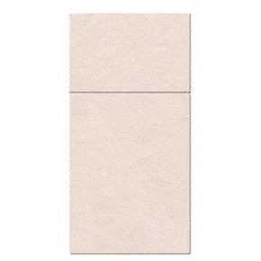 Besteckservietten PAW AIRLAID 40x40 cm Monocolor (beige) [25 Stück]