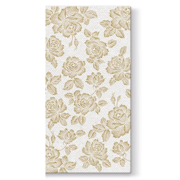 Hauptproduktbild Ubrousky na příbory PAW AIRLAID 40x40cm Subtle Roses Gold [25 ks]