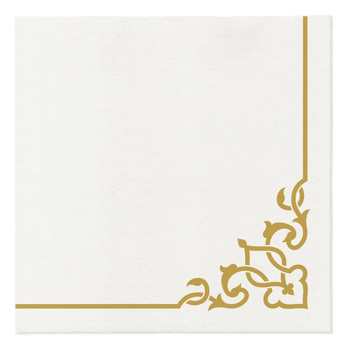Hauptproduktbild Ubrousky PAW AIRLAID 40x40 cm Elegant Frame Gold [50 ks]