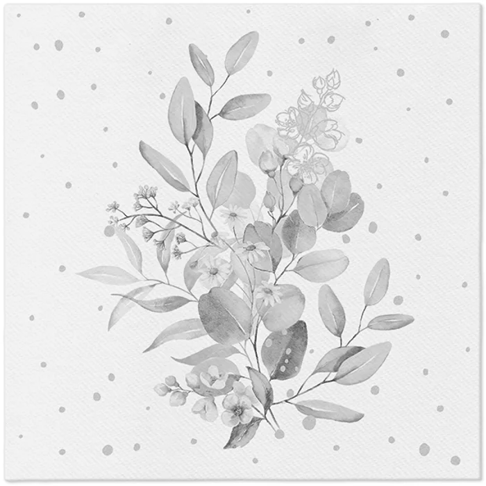 Hauptproduktbild Ubrousky PAW AIRLAID 40x40 cm Eucalyptus Bouquet [50 ks]
