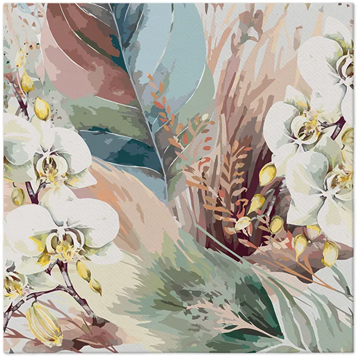 Hauptproduktbild Ubrousky PAW AIRLAID 40x40 cm Foggy Leaves [50 ks]