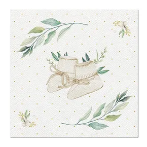 Servietten PAW AIRLAID 40x40 cm Hello Baby [50 Stück]