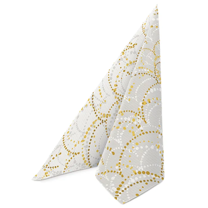 Hauptproduktbild Ubrousky PAW AIRLAID 40x40 cm Reverse Festive garland [50 ks]
