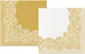 Weiteres Produktbild Servietten PAW AIRLAID 40x40 cm Reverse ROAYL LACE gold-weiß [50 Stück]