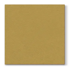 PAW AIRLAID Servietten L 40x40cm Einfarbig Gold [50 Stück]