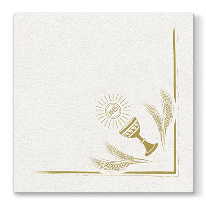 Hauptproduktbild Ubrousky PAW AIRLAID L 40x40cm My First Communion