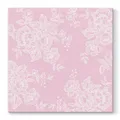 Servietten PAW AIRLAID L 40x40cm Soft Lace Rosa [50 Stk]