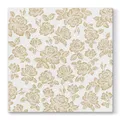 Servietten PAW AIRLAID L 40 × 40 cm Subtle Roses Gold [50 Stück]