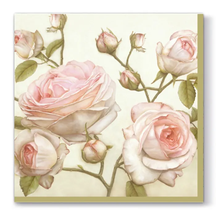 Hauptproduktbild Ubrousky PAW L 33x33cm 3 vrst. Beauty Roses [20 ks]