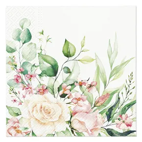 Servietten PAW L 33x33cm 3-lagig Floral Moments [20 Stk]