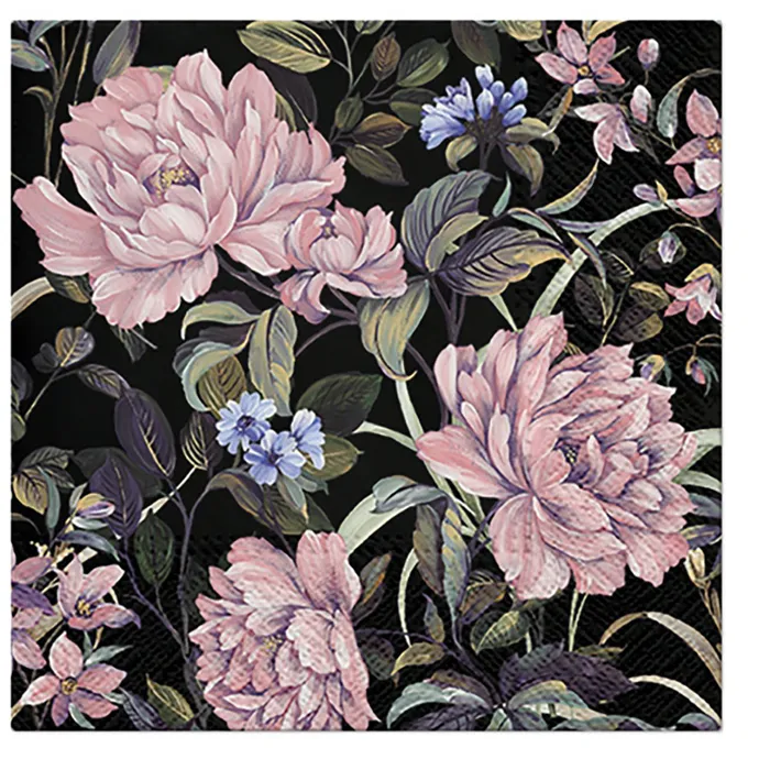 Hauptproduktbild Ubrousky PAW L 33x33cm 3 vrst. Flower Mystery [20 ks]