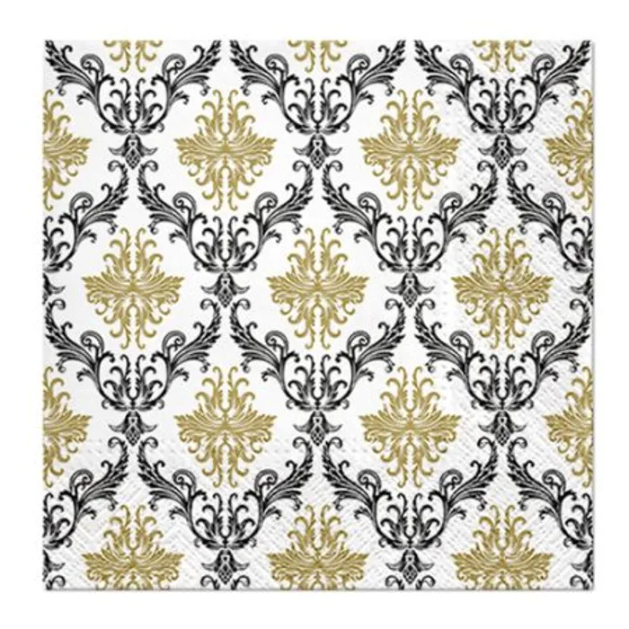 Hauptproduktbild Ubrousky PAW L 33x33cm 3 vrst. Royal Ornament Gold [20 ks]
