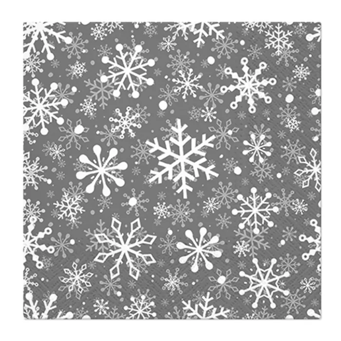 Hauptproduktbild Ubrousky PAW L 33x33cm Christmas Snowflakes