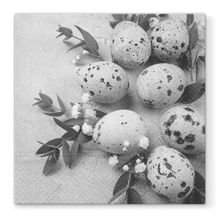 Hauptproduktbild Ubrousky PAW L 33x33cm Natural Eggs