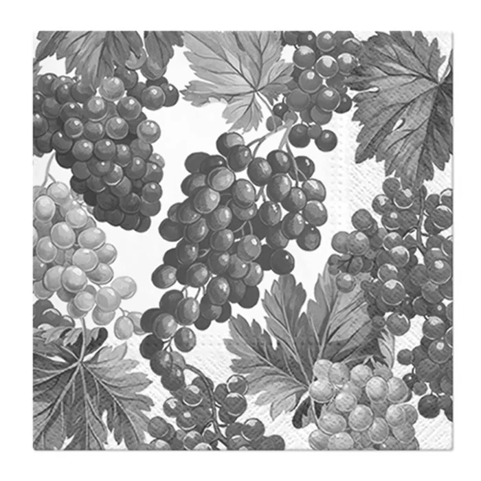 Hauptproduktbild Ubrousky PAW L 33x33cm Natural Grapes