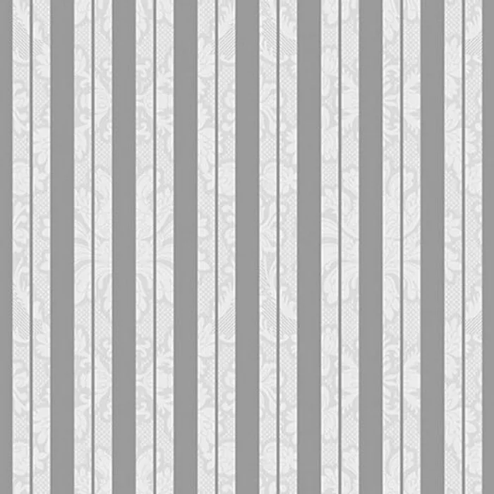 Hauptproduktbild Ubrousky PAW L 40x40cm Inspiration Stripes silver