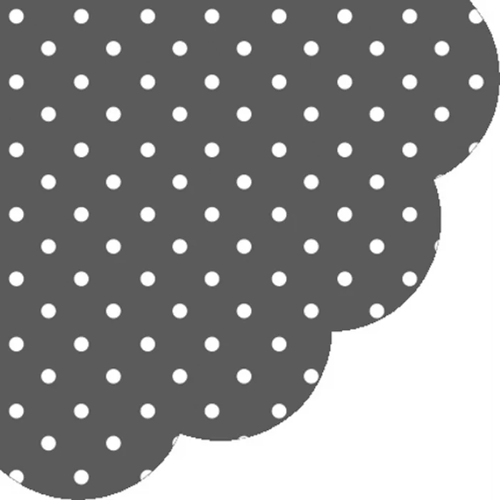 Hauptproduktbild Ubrousky PAW R 32 cm Dots Chocolate
