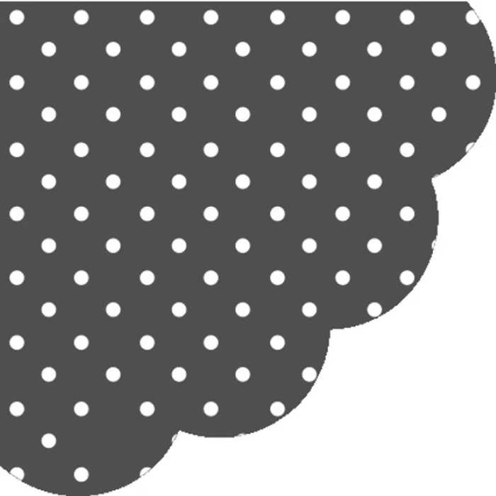 Hauptproduktbild Ubrousky PAW R 32 cm Dots Dark Violet