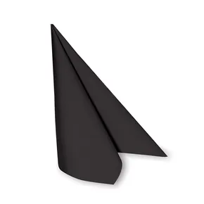 Serviette PREMIUM schwarz 40 x 40 cm [50 St.]
