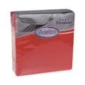 Serviette PREMIUM rot 40 x 40 cm [50 St.]