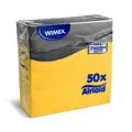 Serviette PREMIUM gelb 40 x 40 cm [50 St.]