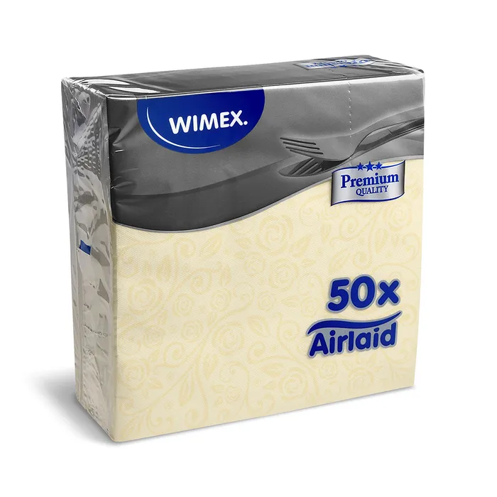 Hauptproduktbild Ubrousky PREMIUM 40x40cm "dekor R" béžové [50 ks]