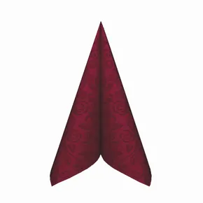 Serviette PREMIUM Dekor-R bordeaux 40 x 40 cm [50 St.]