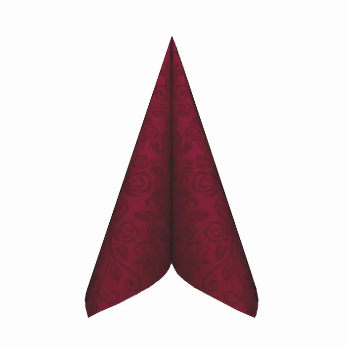 Hauptproduktbild Ubrousky PREMIUM 40x40cm "dekor R" bordové [50 ks]