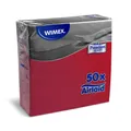 Weiteres Produktbild Serviette PREMIUM Dekor-R rot 40 x 40 cm [50 St.]