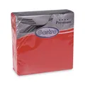 Serviette PREMIUM Dekor-R rot 40 x 40 cm [50 St.]