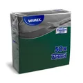 Serviette PREMIUM Dekor-R dunkelgrün 40 x 40 cm [50 St.]