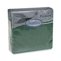 Serviette PREMIUM Dekor-R dunkelgrün 40 x 40 cm [50 St.]