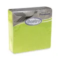 Serviette PREMIUM Dekor-R gelbgrün 40 x 40 cm [50 St.]