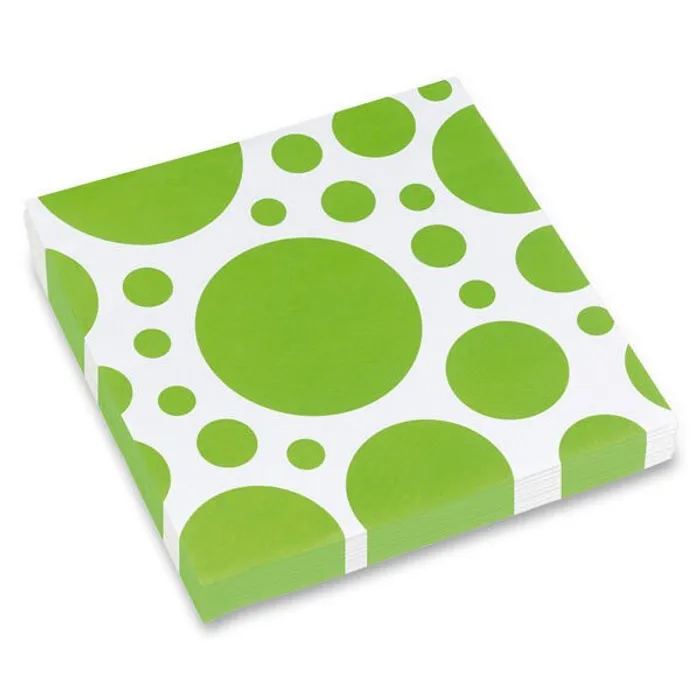 Hauptproduktbild Ubrousky Solid Color Dots zelené [20 ks]