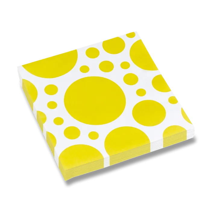 Hauptproduktbild Ubrousky Solid Color Dots žluté [20 ks]