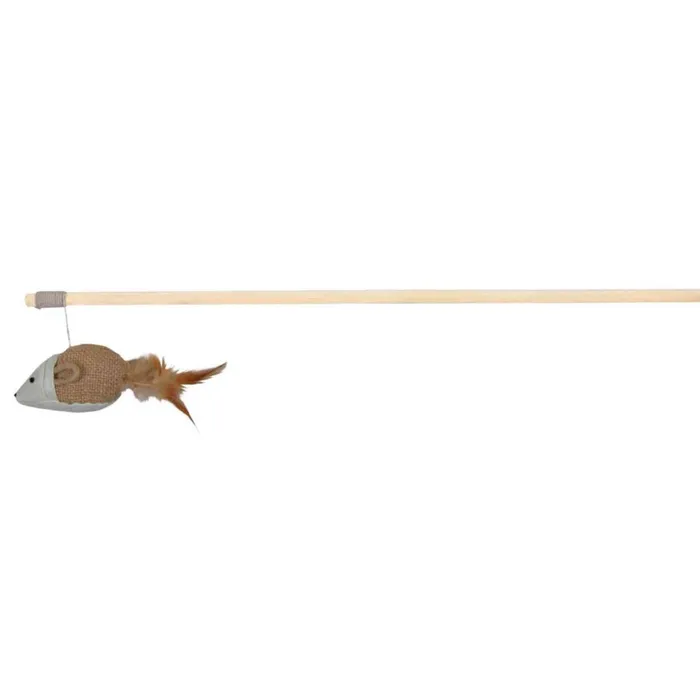 Hauptproduktbild Udice s hračkou myš s peřím 50 cm