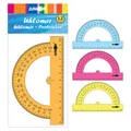 Weiteres Produktbild Winkelmesser 12 cm, transparent/farbig