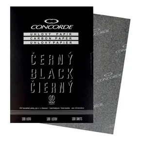 Schwarzes Millimeterpapier 100 Stück