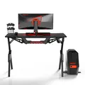 ULTRADESK Spieltisch ACTION V2, 110x59 cm, 75 cm, mit XXL-Mauspad