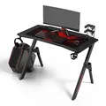 ULTRADESK Spieltisch ACTION V2, 110x59 cm, 75 cm, mit XXL-Mauspad