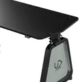 ULTRADESK Herní stůl BOOSTER, 136x70,5 cm, 75 cm, RGB podsvícení, držák sluchátek i nápoj