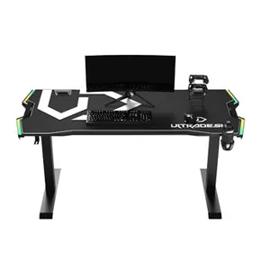 ULTRADESK Spieltisch FORCE - weiß, 166x70 cm, 76.5 cm, mit XXL-Mauspad