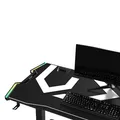 ULTRADESK Spieltisch FORCE - weiß, 166x70 cm, 76.5 cm, mit XXL-Mauspad