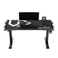ULTRADESK Spieltisch FORCE - weiß, 166x70 cm, 76.5 cm, mit XXL-Mauspad