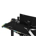 ULTRADESK Spieltisch FORCE - weiß, 166x70 cm, 76.5 cm, mit XXL-Mauspad